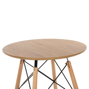 ΤΡΑΠΕΖΙ ΣΤΡΟΓΓΥΛΟ MINIMAL HM0060.04 ΦΥΣΙΚΟ ΧΡΩΜΑ MDF-ΠΟΔΙΑ ΟΞΙΑΣ ΣΕ ΦΥΣΙΚΟ ΧΡΩΜΑ Φ60Χ76Υεκ. - Pakobazaar
