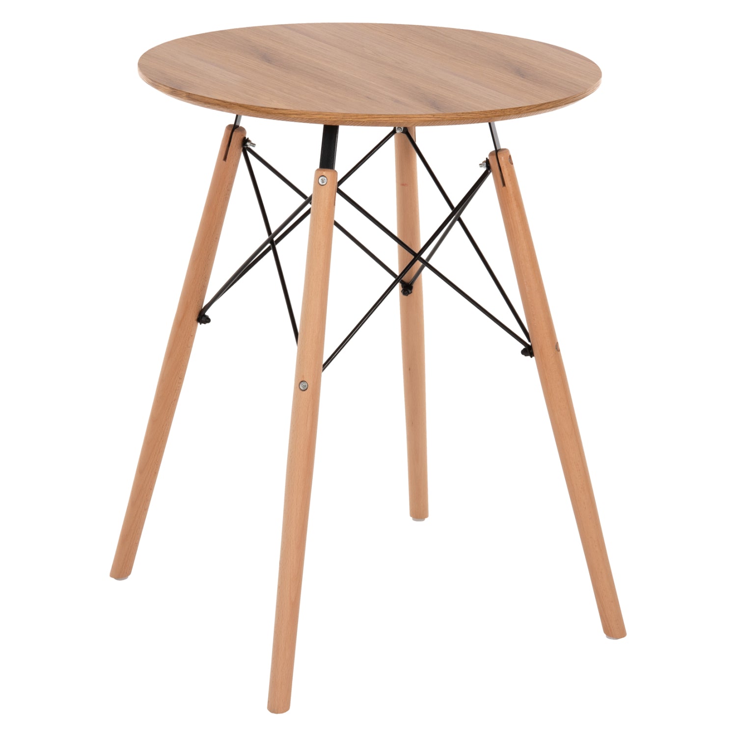 ΤΡΑΠΕΖΙ ΣΤΡΟΓΓΥΛΟ MINIMAL HM0060.04 ΦΥΣΙΚΟ ΧΡΩΜΑ MDF-ΠΟΔΙΑ ΟΞΙΑΣ ΣΕ ΦΥΣΙΚΟ ΧΡΩΜΑ Φ60Χ76Υεκ. - Pakobazaar