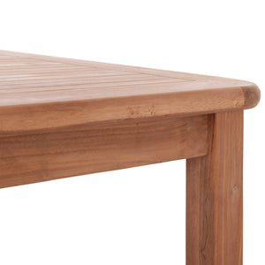 ΤΡΑΠΕΖΙ ΤΕΤΡΑΓΩΝΟ PRESSCOT HM18122 ΞΥΛΟ TEAK--ΦΥΣΙΚΟ 80x80x76Υεκ. - Pakobazaar