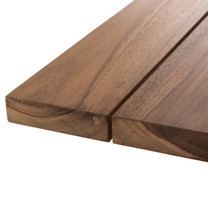 ΤΡΑΠΕΖΙ ΤΕΤΡΑΓΩΝΟ LEO HM9860.11 ΜΑΣΙΦ ΞΥΛΟ ΤΕΑΚ 60x60x75Υεκ. - Pakobazaar