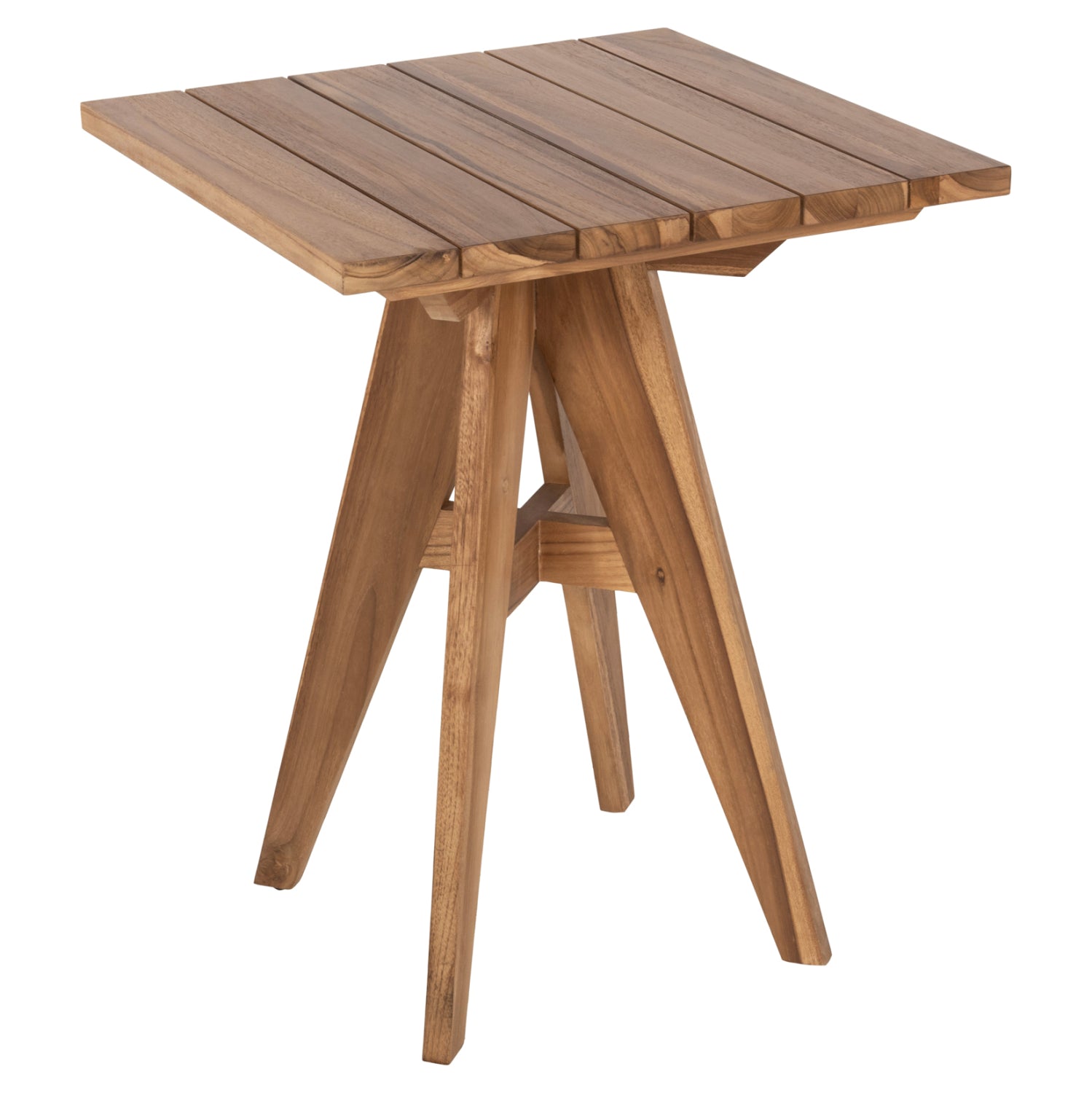 ΤΡΑΠΕΖΙ ΤΕΤΡΑΓΩΝΟ LEO HM9860.11 ΜΑΣΙΦ ΞΥΛΟ ΤΕΑΚ 60x60x75Υεκ. - Pakobazaar
