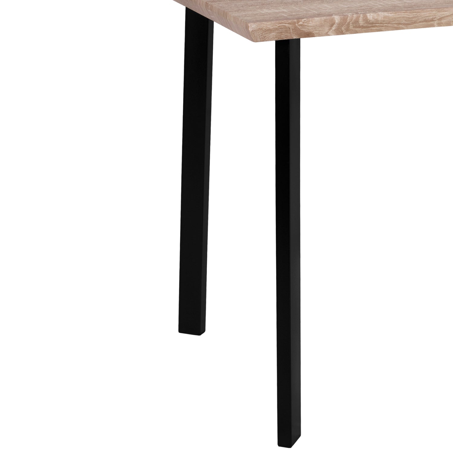 ΤΡΑΠΕΖΙ ΤΡΑΠΕΖΑΡΙΑΣ PALANI 110X70 SONAMA ΜΕ ΜΑΥΡΑ ΠΟΔΙΑ HM8333 - Pakobazaar