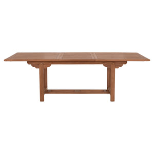 TΡΑΠΕΖΙ ΤΡΑΠΕΖΑΡΙΑΣ ΑΝΟΙΓΟΜΕΝΟ CRANDER HM6376 ΞΥΛΟ TEAK ΣΕ ΦΥΣΙΚΟ 180-240x100x76Υεκ - Pakobazaar