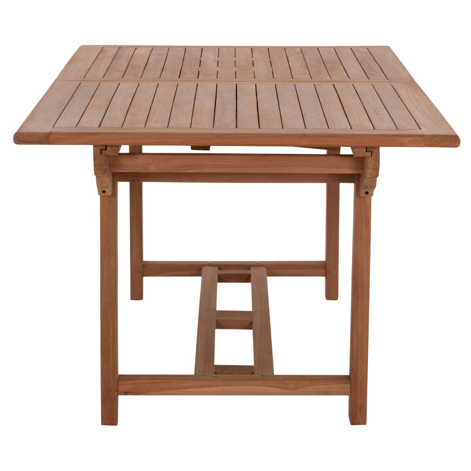 TΡΑΠΕΖΙ ΤΡΑΠΕΖΑΡΙΑΣ ΑΝΟΙΓΟΜΕΝΟ CRANDER HM6376 ΞΥΛΟ TEAK ΣΕ ΦΥΣΙΚΟ 180-240x100x76Υεκ - Pakobazaar