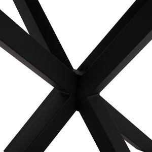 ΤΡΑΠΕΖΙ ΤΡΑΠΕΖΑΡΙΑΣ SYNTEC HM9308.03 SINTERED STONE ΓΚΡΙ ΜΕΤΑΛΛΙΚΑ ΠΟΔΙΑ 160x90x75Υεκ. - Pakobazaar