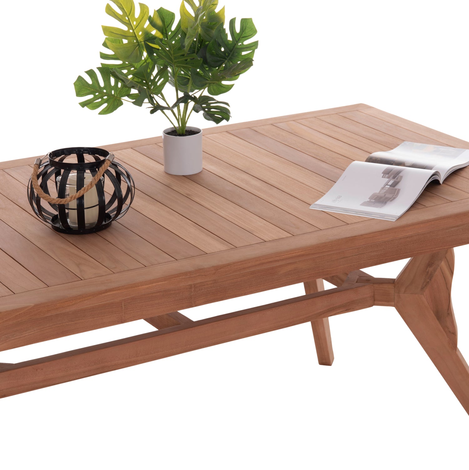 ΤΡΑΠΕΖΙ ΤΡΑΠΕΖΑΡΙΑΣ WONDER HM18116 ΞΥΛΟ TEAK--ΦΥΣΙΚΟ 180x91x75Υεκ. - Pakobazaar
