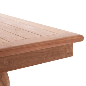 ΤΡΑΠΕΖΙ ΤΡΑΠΕΖΑΡΙΑΣ WONDER HM18116 ΞΥΛΟ TEAK--ΦΥΣΙΚΟ 180x91x75Υεκ. - Pakobazaar