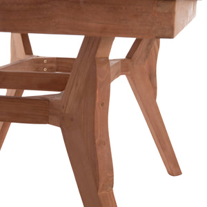 ΤΡΑΠΕΖΙ ΤΡΑΠΕΖΑΡΙΑΣ WONDER HM18116 ΞΥΛΟ TEAK--ΦΥΣΙΚΟ 180x91x75Υεκ. - Pakobazaar