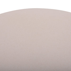 ΒΟΗΘΗΤΙΚΟ ΤΡΑΠΕΖΙ PRILEP HM18159.02 FIBER CEMENT ΛΕΥΚΟ & RATTAN--Φ60x76,5Υεκ - Pakobazaar