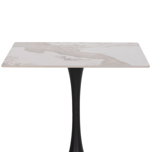 ΤΡΑΠΕΖΙ ΤΡΑΠΕΖΑΡΙΑΣ TETRAN HM18315.02 ΒΑΣΗ ΜΑΥΡΗ--SINTERED STONE PANDORA 80x80x73Υεκ - Pakobazaar