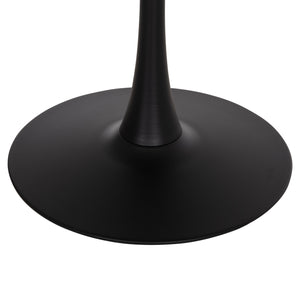 ΤΡΑΠΕΖΙ ΤΡΑΠΕΖΑΡΙΑΣ TETRAN HM18315.02 ΒΑΣΗ ΜΑΥΡΗ--SINTERED STONE PANDORA 80x80x73Υεκ - Pakobazaar