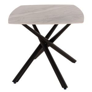 ΤΡΑΠΕΖΙ ΤΡΑΠΕΖΑΡΙΑΣ ISKA HM18420 ΚΕΡΑΜΙΚΟ TOP ΣΕ ΛΕΥΚΟ/ΚΑΦΕ ΜΑΡΜΑΡΟ 160x90x79Υεκ