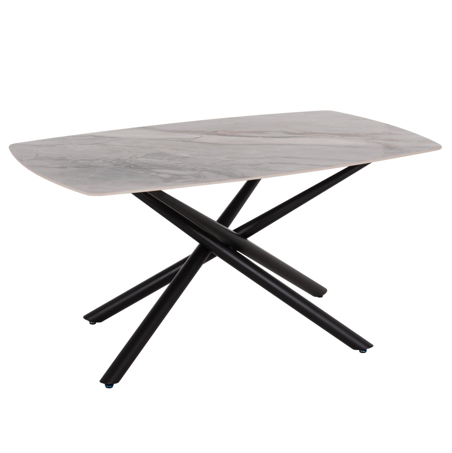 ΤΡΑΠΕΖΙ ΤΡΑΠΕΖΑΡΙΑΣ ISKA HM18420 ΚΕΡΑΜΙΚΟ TOP ΣΕ ΛΕΥΚΟ/ΚΑΦΕ ΜΑΡΜΑΡΟ 160x90x79Υεκ