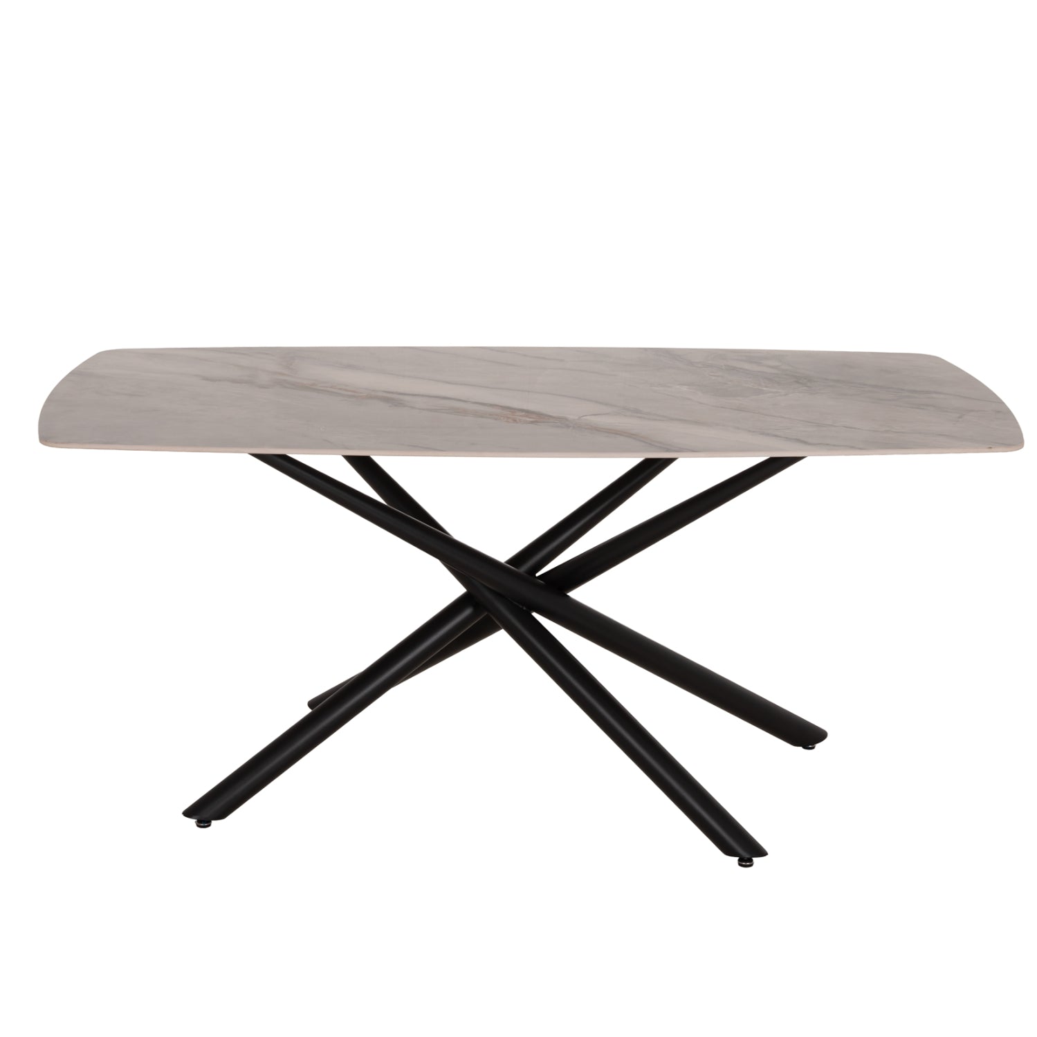 ΤΡΑΠΕΖΙ ΤΡΑΠΕΖΑΡΙΑΣ ISKA HM18423 ΚΕΡΑΜΙΚΟ TOP ΣΕ ΛΕΥΚΟ/ΚΑΦΕ ΜΑΡΜΑΡΟ 178x89x79Υεκ