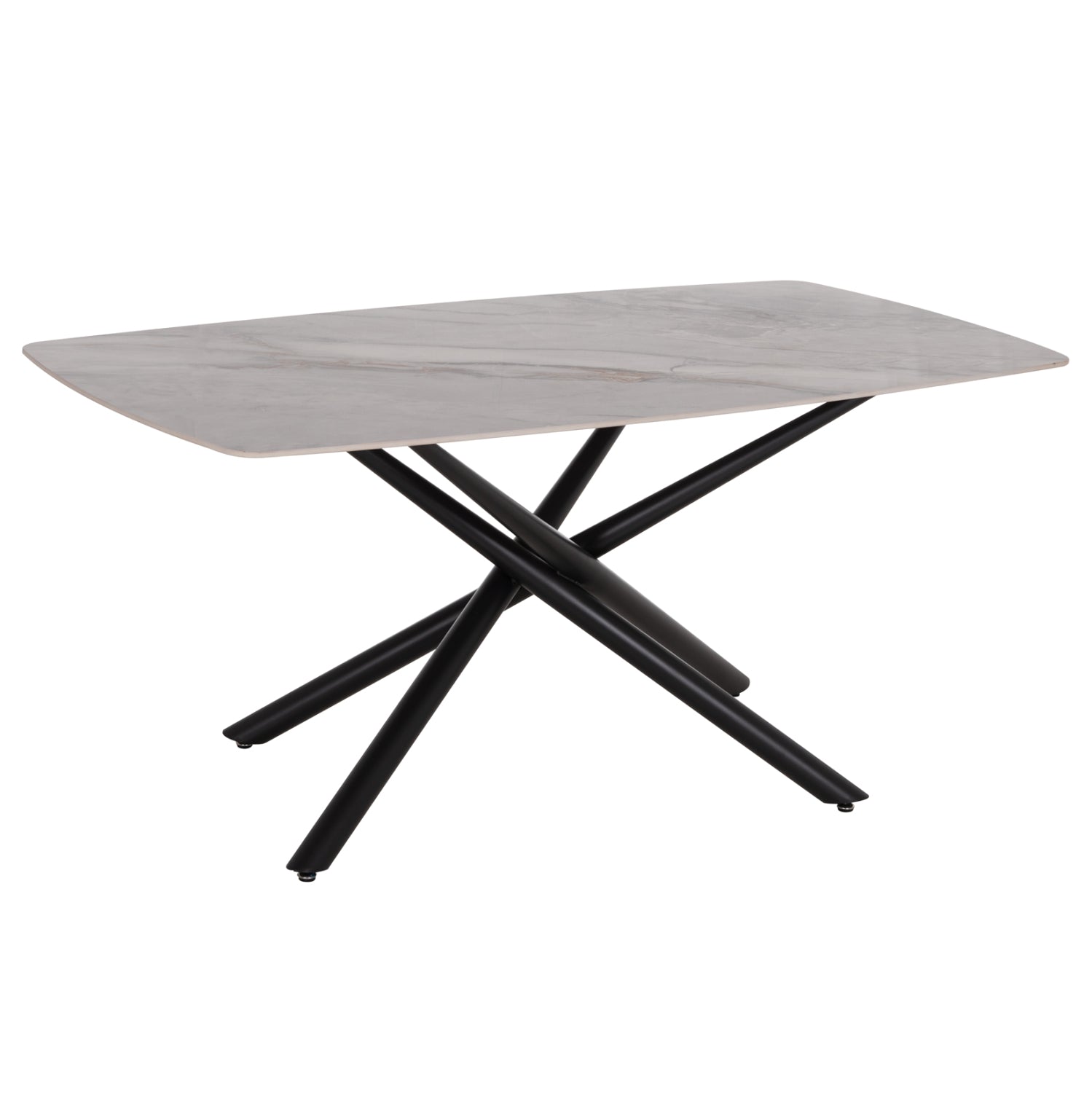 ΤΡΑΠΕΖΙ ΤΡΑΠΕΖΑΡΙΑΣ ISKA HM18423 ΚΕΡΑΜΙΚΟ TOP ΣΕ ΛΕΥΚΟ/ΚΑΦΕ ΜΑΡΜΑΡΟ 178x89x79Υεκ