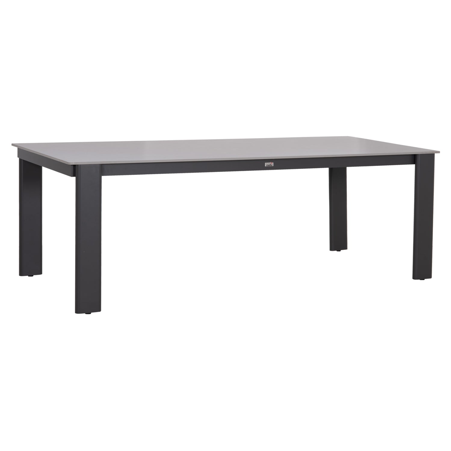 ΤΡΑΠΕΖΙ ΤΡΑΠΕΖΑΡΙΑΣ PUNDER HM6483.01 ΓΚΡΙ ΑΛΟΥΜΙΝΙΟ--SINTERED STONE TOP 220x100x76Υεκ - Pakobazaar
