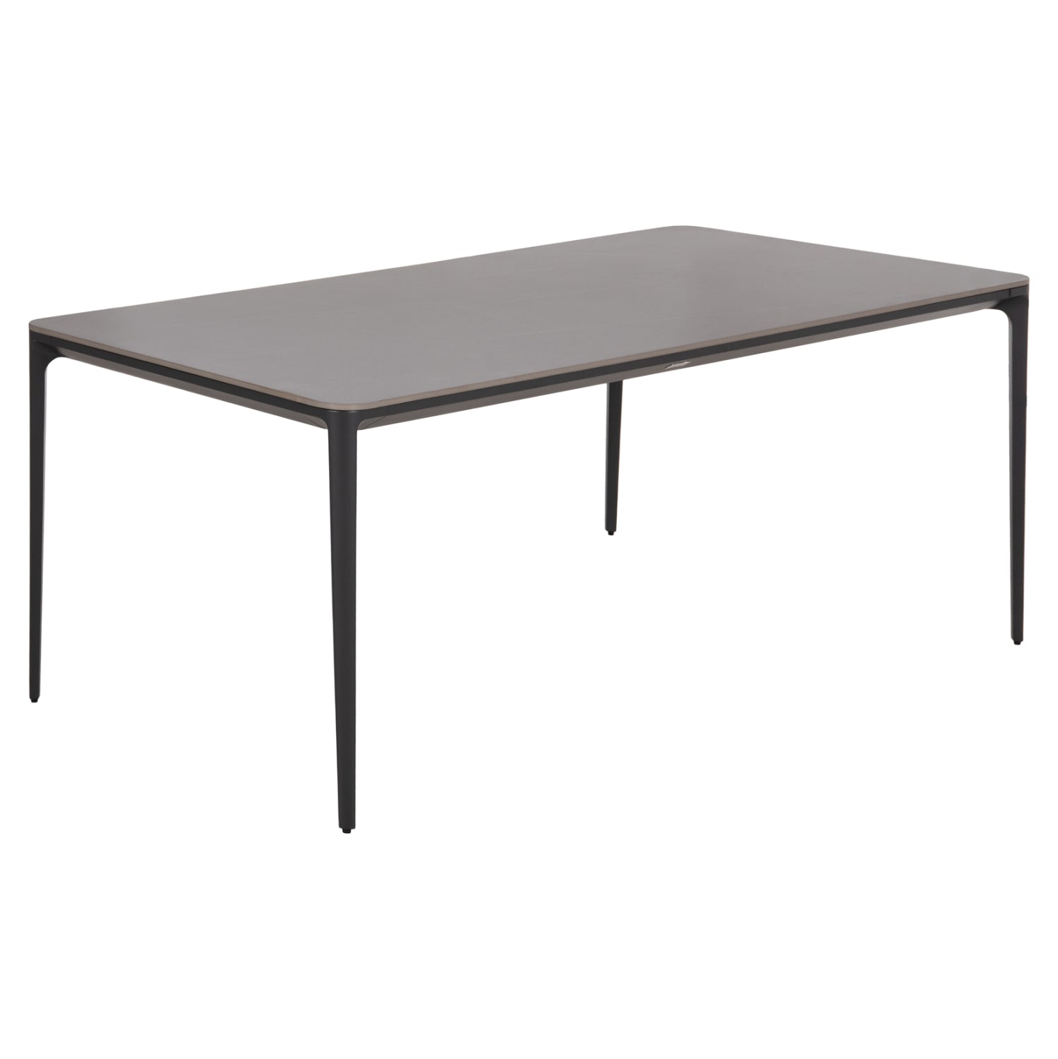 ΤΡΑΠΕΖΙ ΤΡΑΠΕΖΑΡΙΑΣ STAD HM6557.01 ΓΚΡΙ ΑΛΟΥΜΙΝΙΟ & SINTERED STONE TOP 180x90x74Υεκ - Pakobazaar