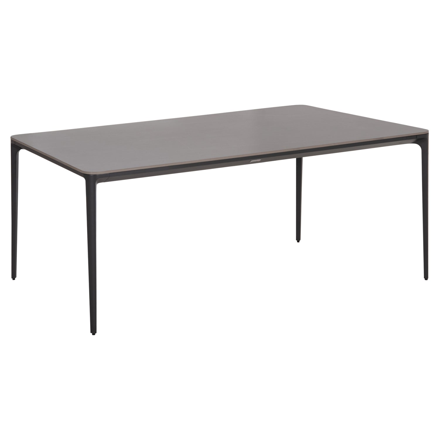 ΤΡΑΠΕΖΙ ΤΡΑΠΕΖΑΡΙΑΣ STAD HM6557.01 ΓΚΡΙ ΑΛΟΥΜΙΝΙΟ & SINTERED STONE TOP 180x90x74Υεκ - Pakobazaar