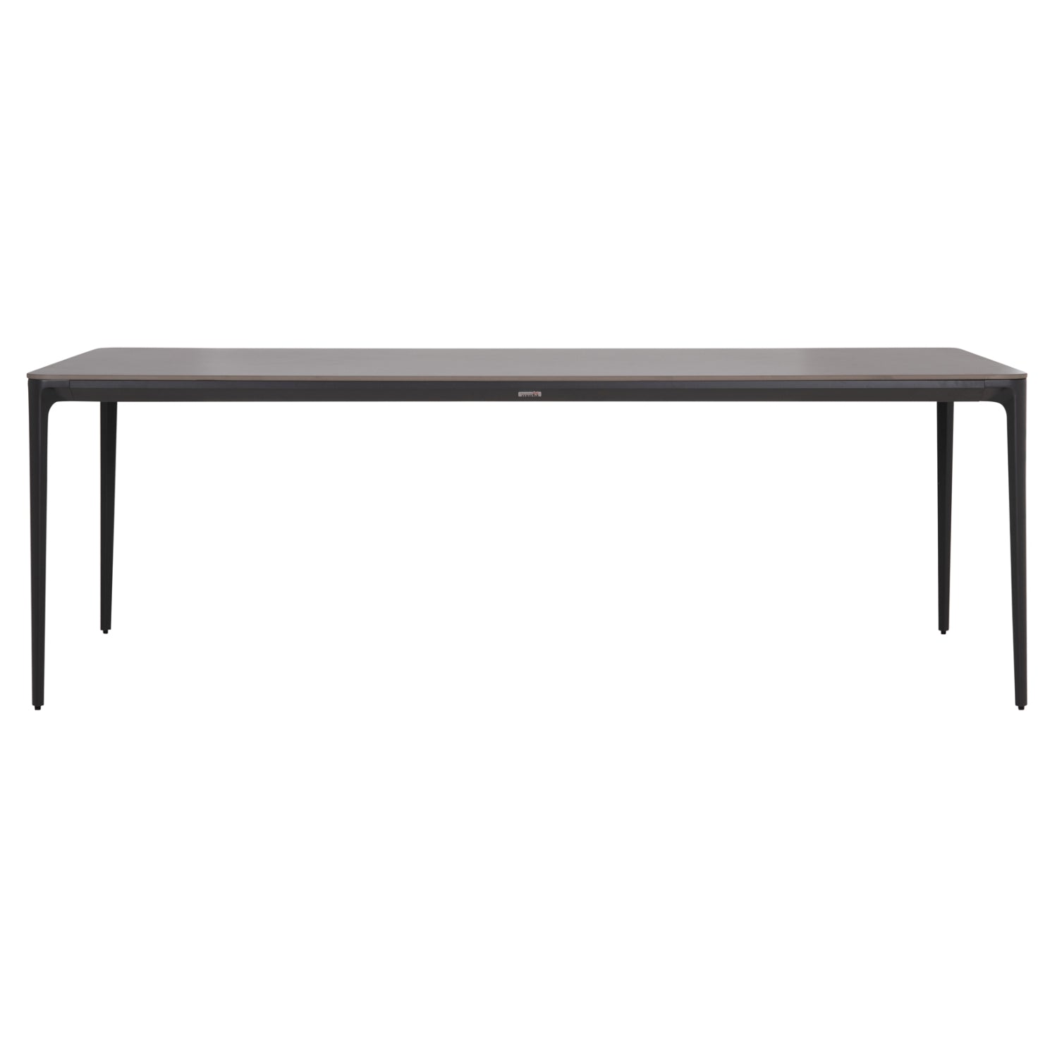 ΤΡΑΠΕΖΙ ΤΡΑΠΕΖΑΡΙΑΣ STAD HM6558.01 ΓΚΡΙ ΑΛΟΥΜΙΝΙΟ & SINTERED STONE TOP 220x100x74Υεκ - Pakobazaar