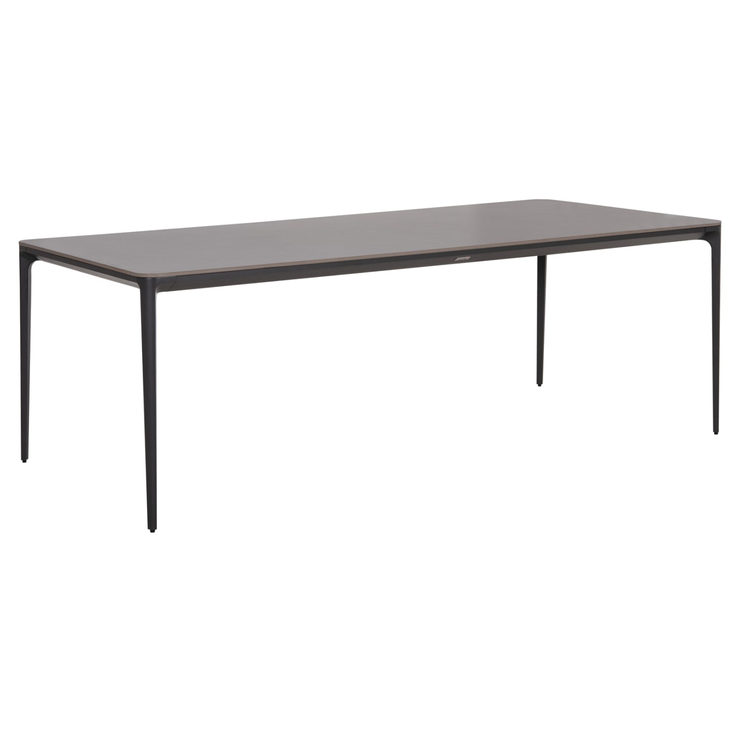 ΤΡΑΠΕΖΙ ΤΡΑΠΕΖΑΡΙΑΣ STAD HM6558.01 ΓΚΡΙ ΑΛΟΥΜΙΝΙΟ & SINTERED STONE TOP 220x100x74Υεκ - Pakobazaar