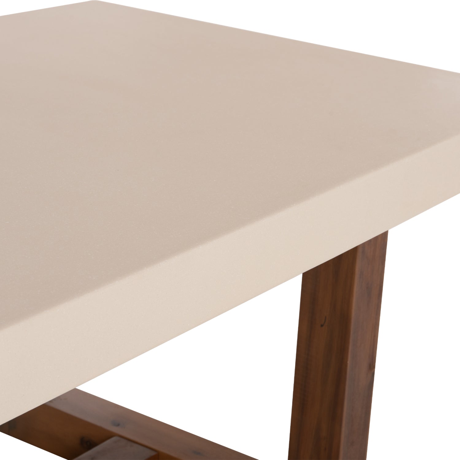 ΤΡΑΠΕΖΙ ΤΡΑΠΕΖΑΡΙΑΣ FIBER CEMENT & ΞΥΛΟ ΑΚΑΚΙΑΣ ASTOR HM6572.02 ΜΠΕΖ 240x100x75Υεκ - Pakobazaar