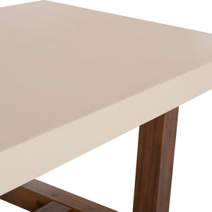 ΤΡΑΠΕΖΙ ΤΡΑΠΕΖΑΡΙΑΣ FIBER CEMENT & ΞΥΛΟ ΑΚΑΚΙΑΣ ASTOR HM6572.02 ΜΠΕΖ 240x100x75Υεκ - Pakobazaar