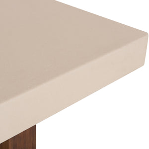 ΤΡΑΠΕΖΙ ΤΡΑΠΕΖΑΡΙΑΣ FIBER CEMENT & ΞΥΛΟ ΑΚΑΚΙΑΣ ASTOR HM6572.02 ΜΠΕΖ 240x100x75Υεκ - Pakobazaar