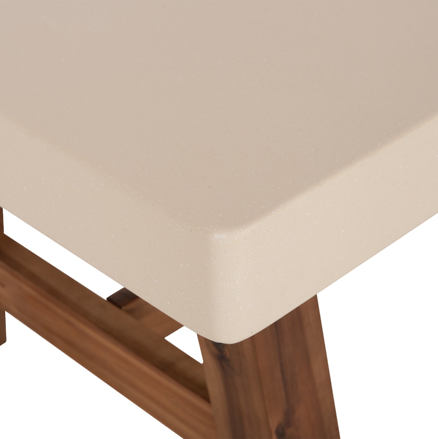 ΤΡΑΠΕΖΙ ΤΡΑΠΕΖΑΡΙΑΣ FIBER CEMENT & ΞΥΛΟ ΑΚΑΚΙΑΣ MAEVE HM6575.02 ΜΠΕΖ 200x100x75Υεκ - Pakobazaar