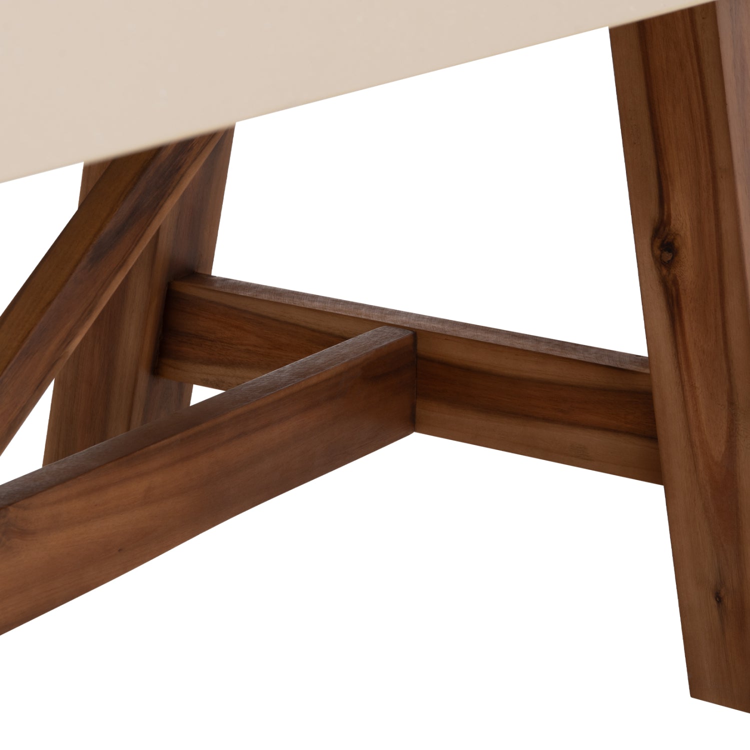 ΤΡΑΠΕΖΙ ΤΡΑΠΕΖΑΡΙΑΣ FIBER CEMENT & ΞΥΛΟ ΑΚΑΚΙΑΣ MAEVE HM6575.02 ΜΠΕΖ 200x100x75Υεκ - Pakobazaar