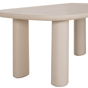 ΤΡΑΠΕΖΙ ΤΡΑΠΕΖΑΡΙΑΣ FIBER CEMENT KIORA HM6597.02 ΜΠΕΖ 200x100x76Υεκ - Pakobazaar