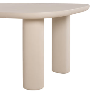 ΤΡΑΠΕΖΙ ΤΡΑΠΕΖΑΡΙΑΣ FIBER CEMENT KIORA HM6597.02 ΜΠΕΖ 200x100x76Υεκ - Pakobazaar