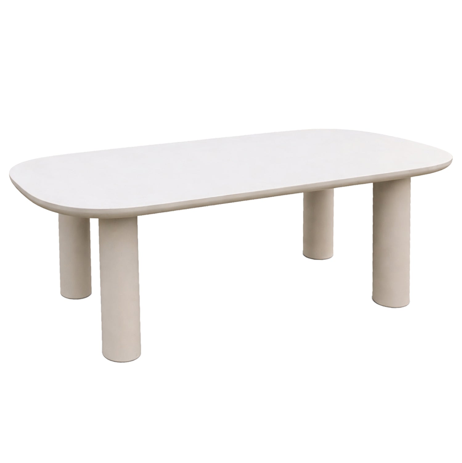 ΤΡΑΠΕΖΙ ΤΡΑΠΕΖΑΡΙΑΣ KIORA HM6597.02 ΜΠΕΖ FIBER CEMENT 200x100x75Υεκ - Pakobazaar