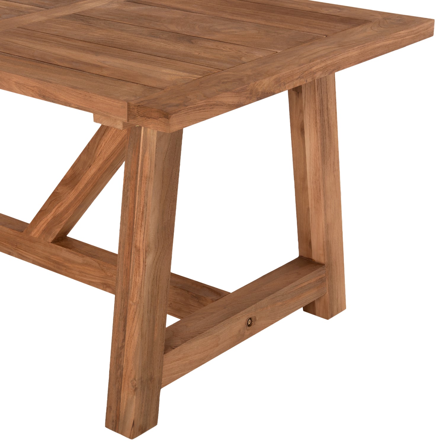 ΤΡΑΠΕΖΙ ΤΡΑΠΕΖΑΡΙΑΣ HM7922 PLUTON RECYCLED TEAK ΣΕ ΦΥΣΙΚΟ ΧΡΩΜΑ 200X100X75Yεκ. - Pakobazaar