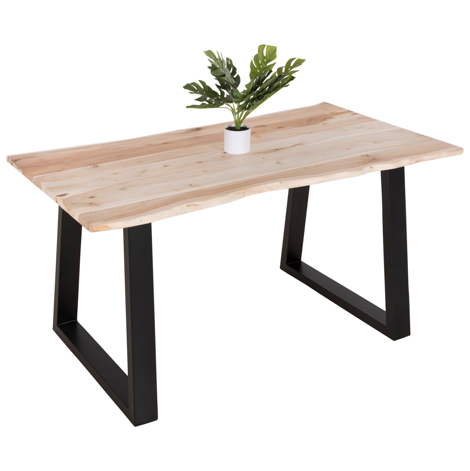 ΤΡΑΠΕΖΙ ΤΡΑΠΕΖΑΡΙΑΣ MONTANA SLIM HM8163.21 ΞΥΛΟ ΑΚΑΚΙΑΣ ΣΕ ΑΝΟΙΧΤΟ ΦΥΣΙΚΟ 140x80x77Υεκ - Pakobazaar