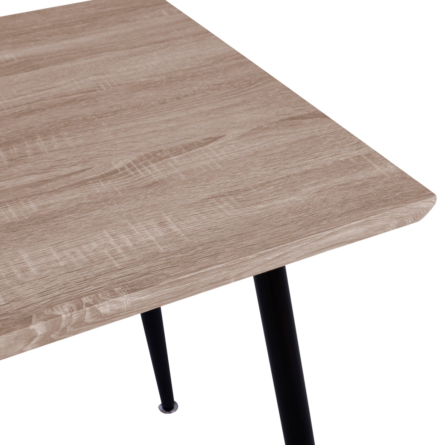 ΤΡΑΠΕΖΙ ΤΡΑΠΕΖΑΡΙΑΣ PALOMA HM8334.01, 120X70Χ76,5 SONΟMA, ΜΑΥΡΑ ΠΟΔΙΑ - Pakobazaar