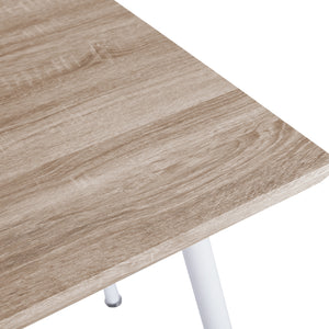 ΤΡΑΠΕΖΙ ΤΡΑΠΕΖΑΡΙΑΣ PALOMA HM8334.02, 120X70X76,5- SONOMA, ΛΕΥΚΑ ΠΟΔΙΑ - Pakobazaar