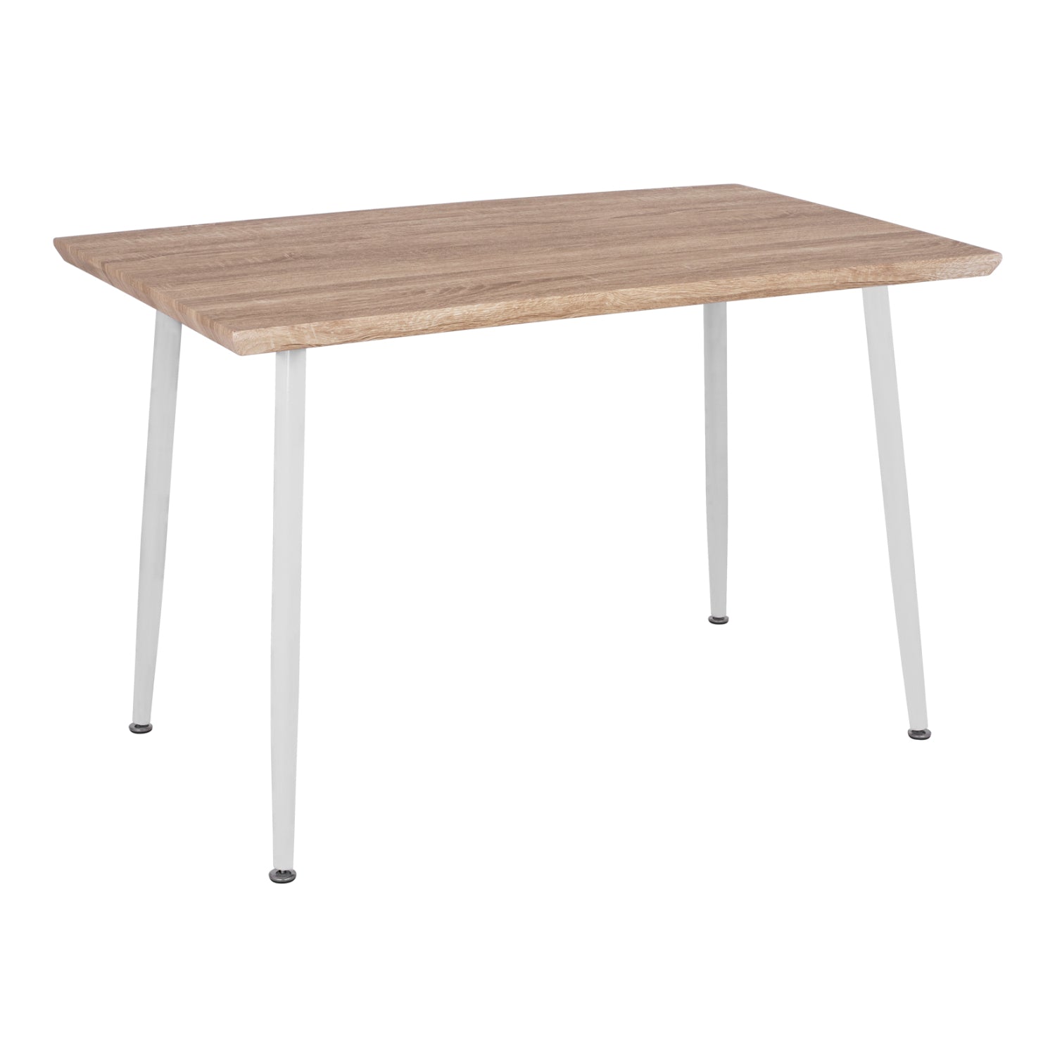 ΤΡΑΠΕΖΙ ΤΡΑΠΕΖΑΡΙΑΣ PALOMA HM8334.02, 120X70X76,5- SONOMA, ΛΕΥΚΑ ΠΟΔΙΑ - Pakobazaar
