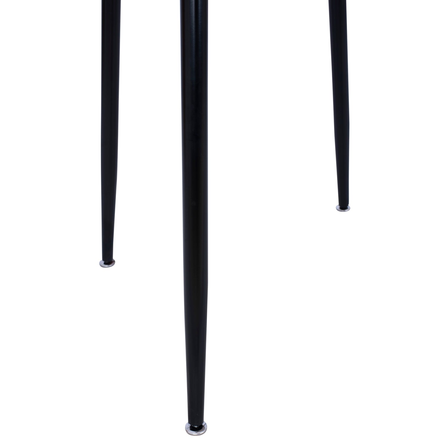 ΤΡΑΠΕΖΙ ΤΡΑΠΕΖΑΡΙΑΣ PALOMA HM8335.01, 70Χ70X76.5, SONOMA, ΜΑΥΡΑ ΠΟΔΙΑ - Pakobazaar