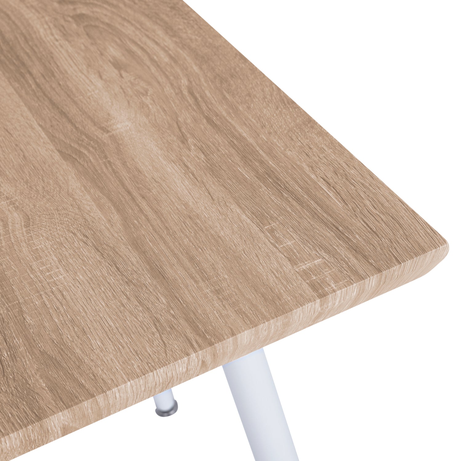 ΤΡΑΠΕΖΙ ΤΡΑΠΕΖΑΡΙΑΣ PALOMA HM8335.02, 70Χ70X76,5, SONOMA, ΛΕΥΚΑ ΠΟΔΙΑ - Pakobazaar