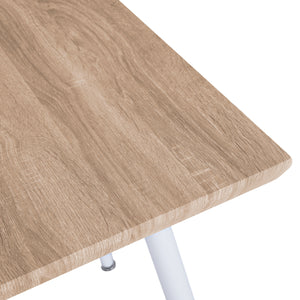 ΤΡΑΠΕΖΙ ΤΡΑΠΕΖΑΡΙΑΣ PALOMA HM8335.02, 70Χ70X76,5, SONOMA, ΛΕΥΚΑ ΠΟΔΙΑ - Pakobazaar
