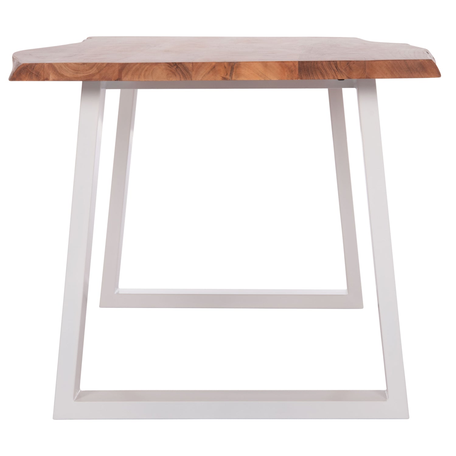 ΤΡΑΠΕΖΙ ΤΡΑΠΕΖΑΡΙΑΣ MONTANA HM8336.12 ΞΥΛΟ ΑΚΑΚΙΑΣ 4εκ.ΠΑΧΟΣ-ΛΕΥΚΑ ΠΟΔΙΑ 160X90X77Υεκ. - Pakobazaar