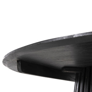 ΤΡΑΠΕΖΙ ΤΡΑΠΕΖΑΡΙΑΣ FRANTZ HM9388.12 ΜΑΣΙΦ MINDI ΞΥΛΟ ΣΕ ΜΑΥΡΟ Φ120X76,5Υεκ. - Pakobazaar