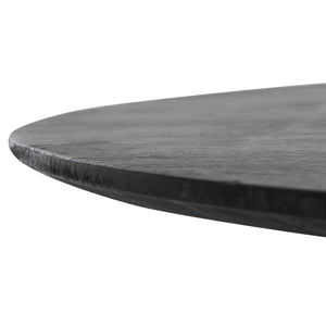 ΤΡΑΠΕΖΙ ΤΡΑΠΕΖΑΡΙΑΣ FRANTZ HM9457.12 ΜΑΣΙΦ MINDI ΞΥΛΟ ΣΕ ΜΑΥΡΟ Φ150x75Υεκ - Pakobazaar