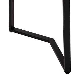 ΤΡΑΠΕΖΙ ΤΡΑΠΕΖΑΡΙΑΣ JAY HM9531 MDF ΚΑΡΥΔΙ-ΜΑΥΡA ΜΕΤΑΛΛΙΚΑ ΠΟΔΙΑ 120x70x76Υεκ. - Pakobazaar
