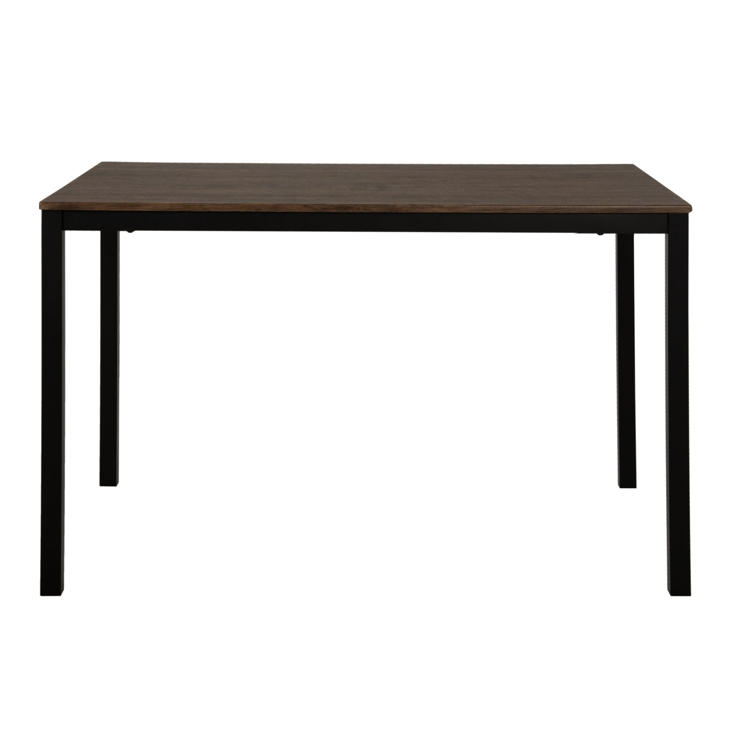 ΤΡΑΠΕΖΙ ΤΡΑΠΕΖΑΡΙΑΣ GOOSE HM9532 MDF ΚΑΡΥΔΙ-ΜΑΥΡΟ ΜΕΤΑΛΛΟ 120X80Χ75Yεκ. - Pakobazaar