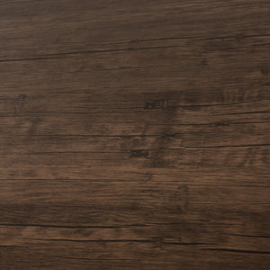 ΤΡΑΠΕΖΙ ΤΡΑΠΕΖΑΡΙΑΣ GOOSE HM9532 MDF ΚΑΡΥΔΙ-ΜΑΥΡΟ ΜΕΤΑΛΛΟ 120X80Χ75Yεκ. - Pakobazaar