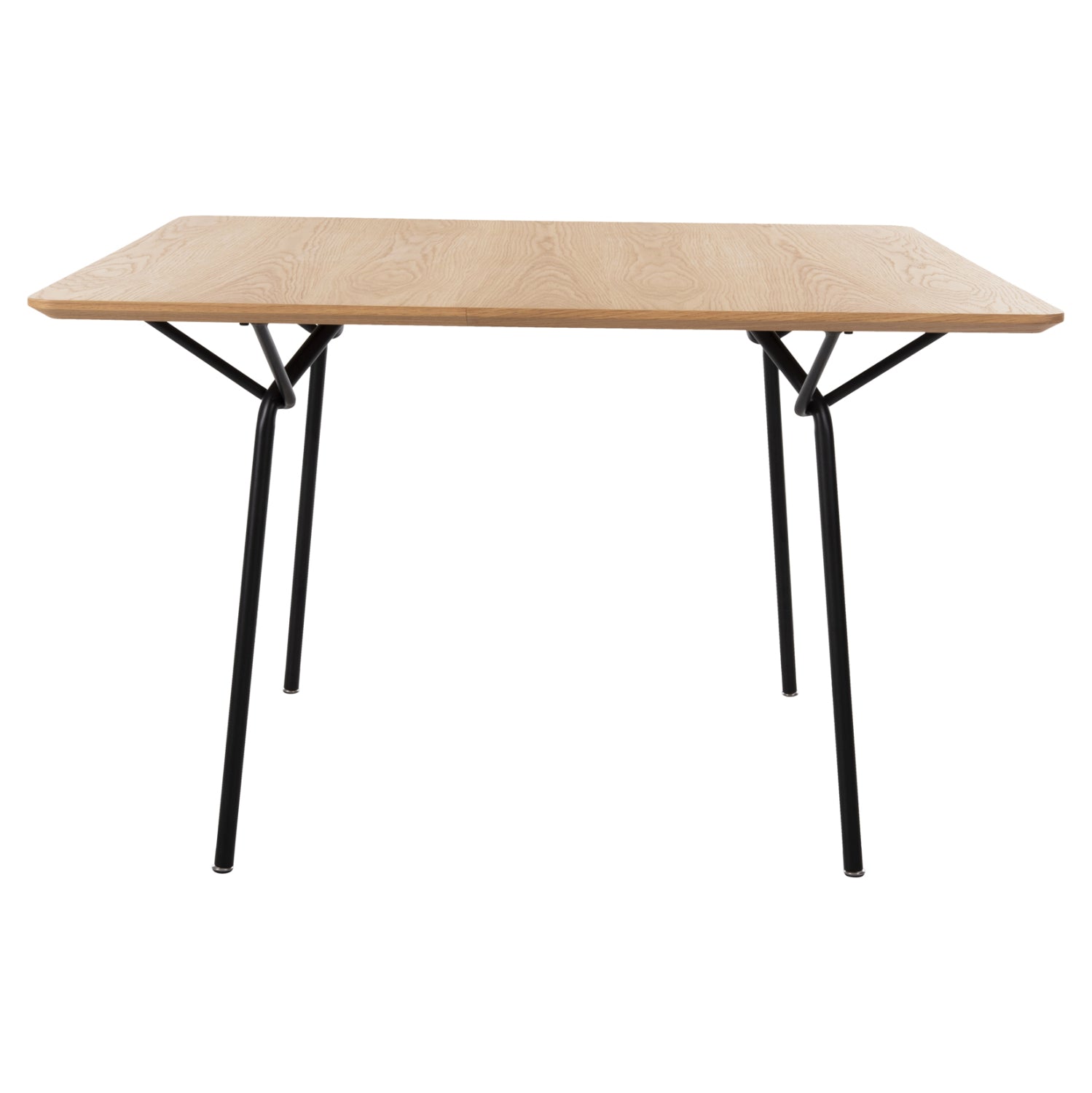 ΤΡΑΠΕΖΙ ΤΡΑΠΕΖΑΡΙΑΣ TRENK HM9614.01 MDF ΜΕ ΚΑΠΛΑΜΑ ΔΡΥΟΣ ΦΥΣΙΚΟ-ΜΑΥΡΟ ΜΕΤΑΛΛΟ 120x120x75Υεκ. - Pakobazaar