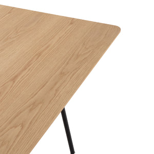 ΤΡΑΠΕΖΙ ΤΡΑΠΕΖΑΡΙΑΣ TRENK HM9614.01 MDF ΜΕ ΚΑΠΛΑΜΑ ΔΡΥΟΣ ΦΥΣΙΚΟ-ΜΑΥΡΟ ΜΕΤΑΛΛΟ 120x120x75Υεκ. - Pakobazaar