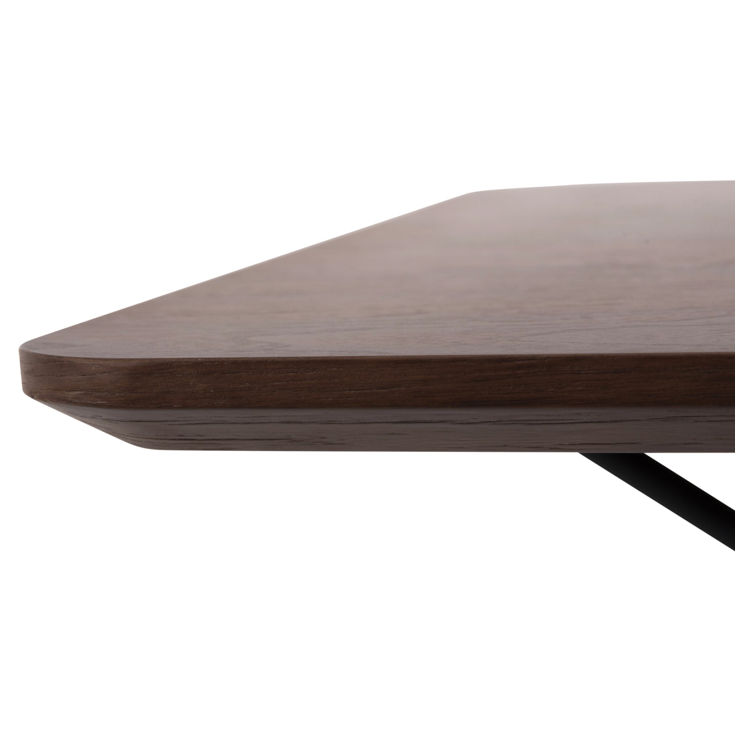 ΤΡΑΠΕΖΙ ΤΡΑΠΕΖΑΡΙΑΣ TRENK HM9614.02 MDF ΜΕ ΚΑΠΛΑΜΑ ΔΡΥΟΣ ΚΑΡΥΔΙ-ΜΑΥΡΟ ΜΕΤΑΛΛΟ 120x120x75Υεκ. - Pakobazaar