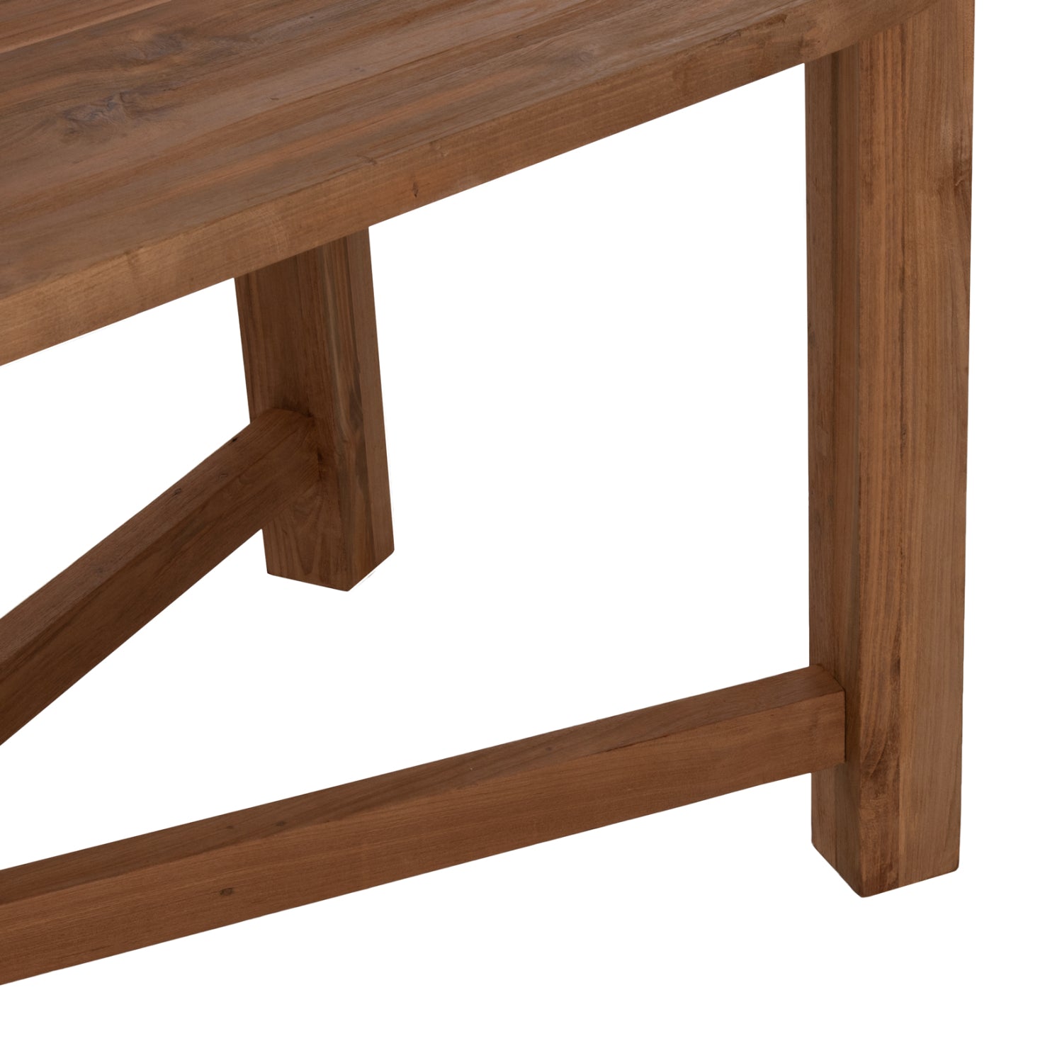 ΤΡΑΠΕΖΙ ΤΡΑΠΕΖΑΡΙΑΣ KUTAI HM9639 ΜΑΣΙΦ ΑΝΑΚΥΚΛΩΜΕΝΟ ΞΥΛΟ ΤΕΑΚ ΦΥΣΙΚΟ 220x100x75Υ εκ. - Pakobazaar